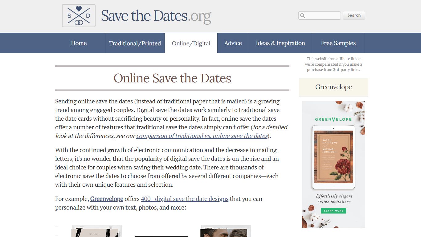 Online Save the Dates | SavetheDates.org